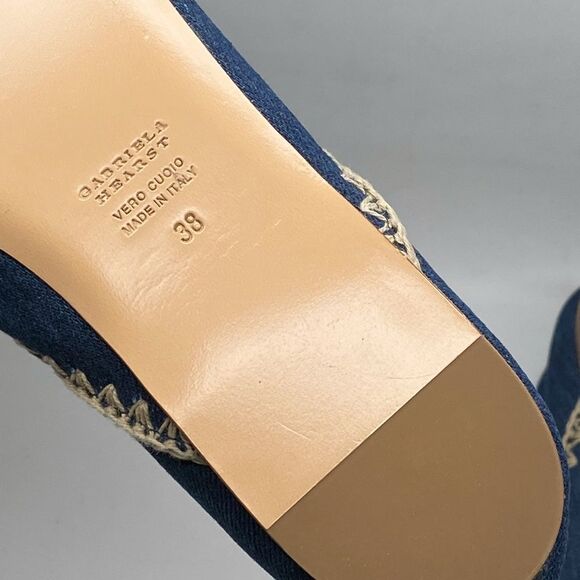 Gabriela Hearst Avner Denim Stitch Ballerina Flats size 38 - Picture 13 of 13